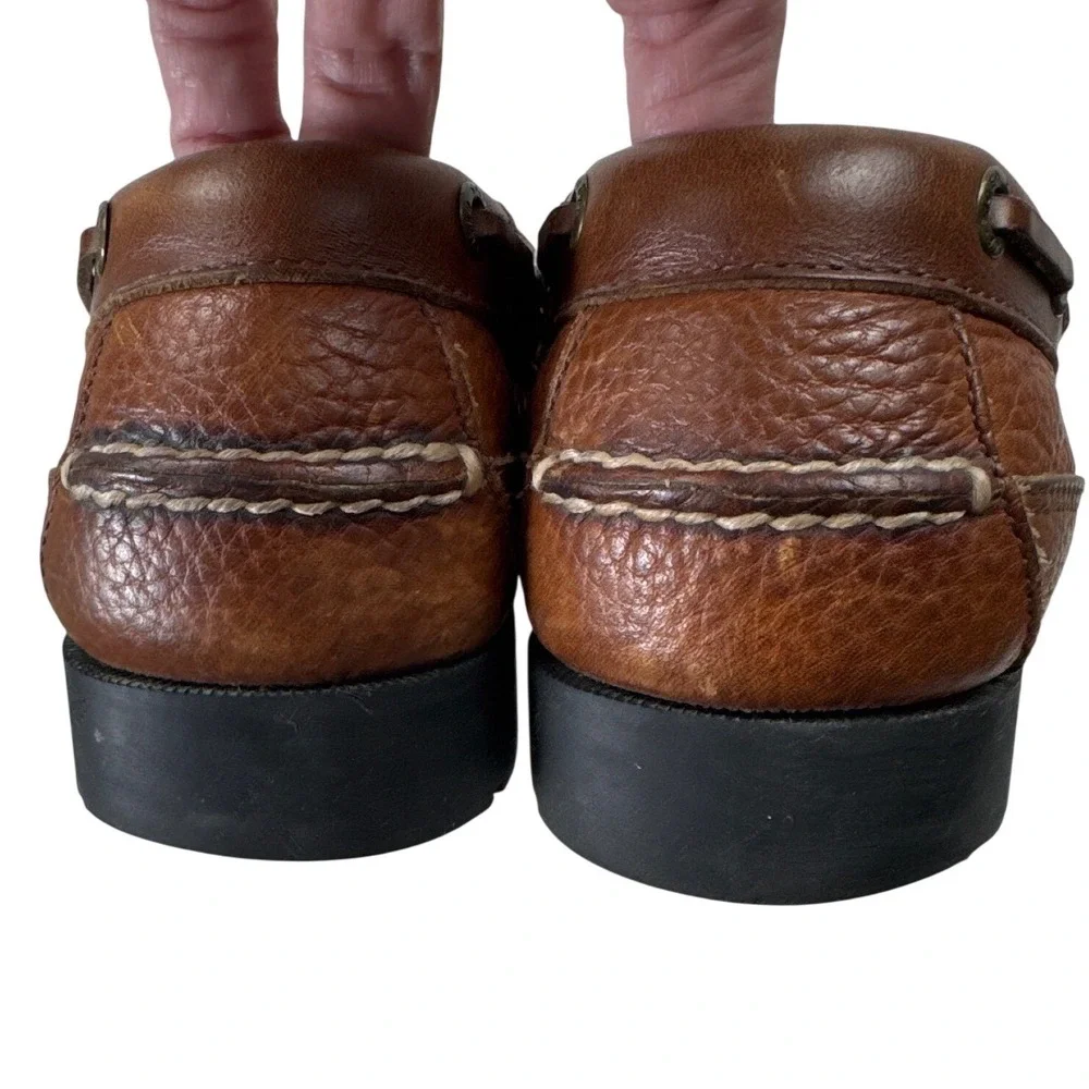 Sperry Top-Sider Kiltie Tassel Loafers Men 9.5M Brown Leather Boat Shoes 0673418